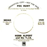 Herb Alpert & the Tijuana Brass: Fox Hunt US promo 7-inch