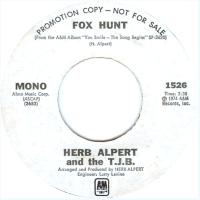Herb Alpert & the Tijuana Brass: Fox Hunt US promo 7-inch