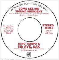 Nino Tempo & 5th Ave. Sax: Come See Me 'Round Midnight US promo 7-inch