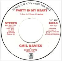 Gail Davies: Party In My Head US promo 7-inch