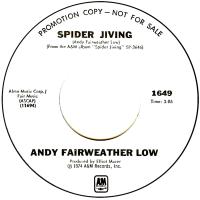 Andy Fairweather Low: Spider Jiving US promo 7-inch