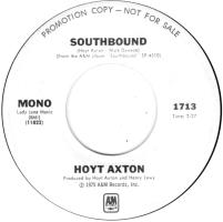 Hoyt Axton: Southbound US promo 7-inch