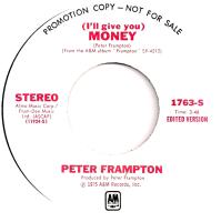 Peter Frampton: Money US promo 7-inch