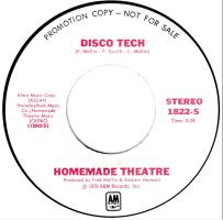 Homemade Theatre: Disco Tech US promo 7-inch