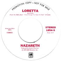 Nazareth: Loretta US promo 7-inch