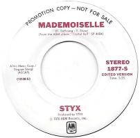 Styx: Mademoiselle US promo 7-inch