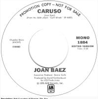 Joan Baez: Caruso US promo 7-inch