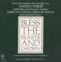Barry DeVorzon & Perry Botkin, Jr.: Bless the Beasts & Children US 7-inch