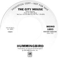 Hummingbird: The City Mouse US promo 7-inch