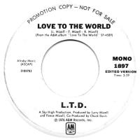 L.T.D.: Love to the World US promo 7-inch