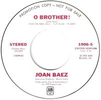 Joan Baez: O Brother! US promo 7-inch