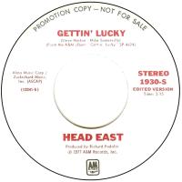 Head East: Gettin' Lucky US promo 7-inch