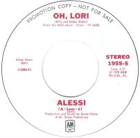 Alessi: Oh, Lori US promo 7-inch
