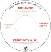 Perry Botkin, Jr.: The Lovers US promo 7-inch