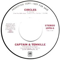 Captain & Tennille: Circles US promo 7-inch