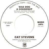 Cat Stevens: Was Dog a Doughnut US promo 7-inch