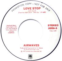 Airwaves: Love Stop US promo 7-inch