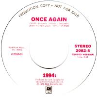 1994: Once Again US promo 7-inch