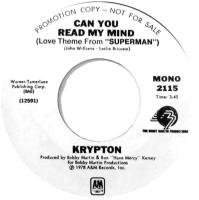 Krypton: Can You Read My Mind US promo 7-inch