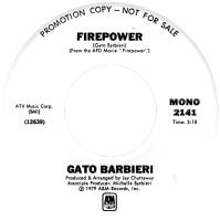 Gato Barbieri: Firepower US promo 7-inch