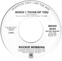 Rockie Robbins: When I Think Of You US promo 7-inch