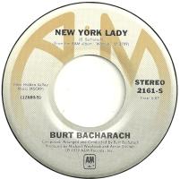 Burt Bacharach: New York Lady US 7-inch