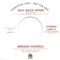 Brenda Russell: Way Back When US promo 7-inch