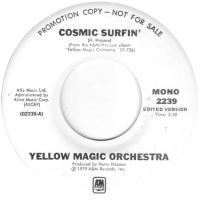 Yellow Magic Orchestra: Cosmic Surfin' US promo 7-inch