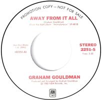 Graham Gouldman: Away From It All US promo 7-inch