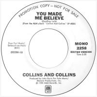 Collins & Collins: You Made Me Believe US promo 7-inch