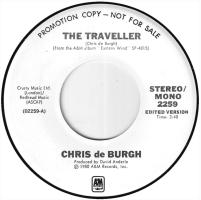 Chris DeBurgh: The Traveller US promo 7-inch