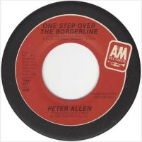 Peter Allen: One Step Over the Borderline US promo 7-inch