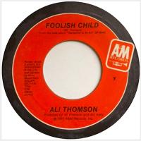 Ali Thomson: Foolish Child US promo 7-inch