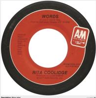 Rita Coolidge: Words US promo 7-inch