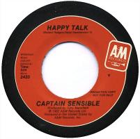 Captain Sensible: Happy Talk US promo 7-inch