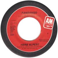 Herb Alpert: Fandango US promo 7-inch