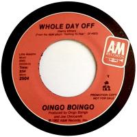 Oingo Boingo: Whole Day Off US promo 7-inch