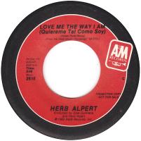 Herb Alpert: Quiereme Tal Como Soy US promo 7-inch