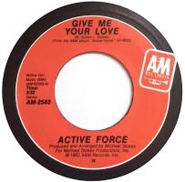 Active Force: Give Me Your Love US 7-inch