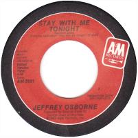 Jeffrey Osborne: Stay With Me Tonight US promo 7-inch