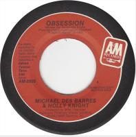 Michael DesBarres & Holly Knight: Obsession US promo 7-inch