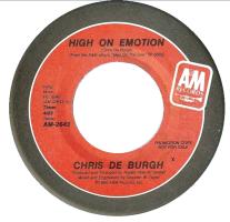 Chris DeBurgh: High On Emotion US promo 7-inch