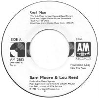 Lou Reed/Sam Moore: Soul Man US promo 7-inch