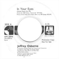 Jeffrey Osborne: In Your Eyes US promo 7-inch