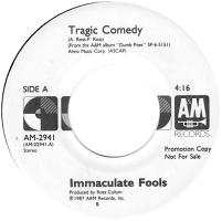 Immaculate Fools: Tragic Comedy US promo 7-inch