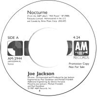 Joe Jackson: Nocturne US promo 7-inch