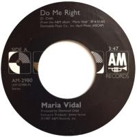 Maria Vidal: Do Me Right US 7-inch