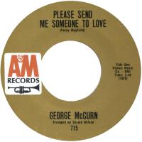 George McCurn: Please Send Me Someone to Love US 7-inch