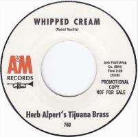 Herb Alpert & the Tijuana Brass: Whipped Cream US promo 7-inch
