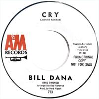 Bill Dana: Cry US promo 7-inch